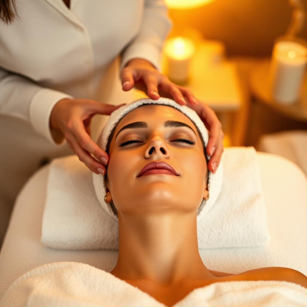 Tratamento facial premium no salão As Marias